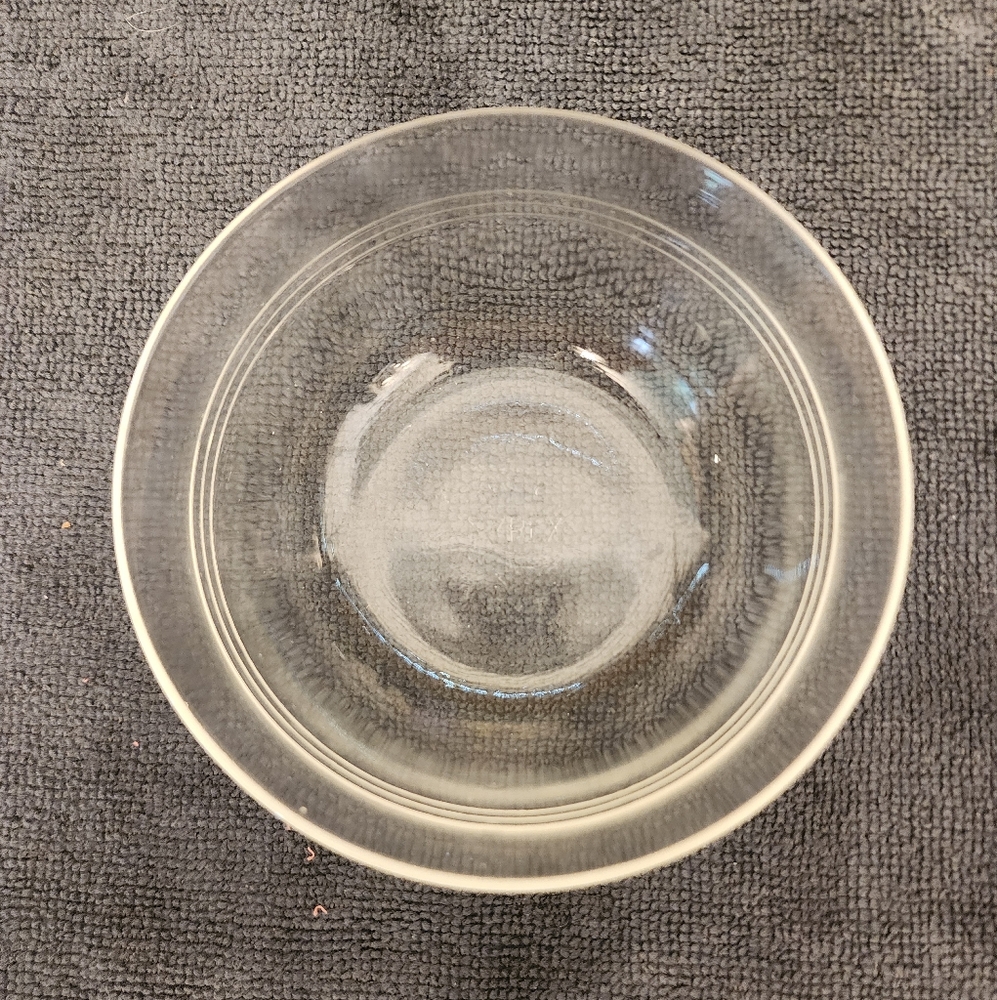 Vintage PYREX 3 Ring Glass Bowl #464